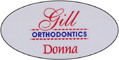 Orthodontics Oval Name Tag