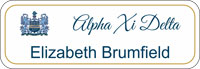 Alpha Xi Delta Recruitment Name Tag