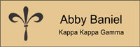 Kappa Kappa Gamma Badge with Logo